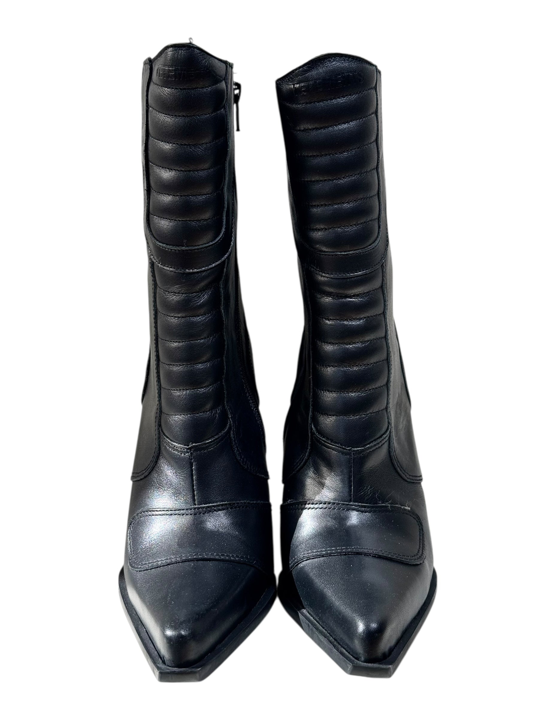 Vetements x New Rock Quilted Leather Ankle Boots – LE DEPARTMENT