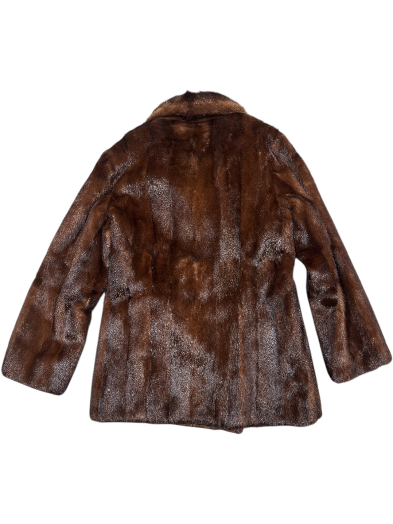 Vintage Brown Mink Fur Jacket