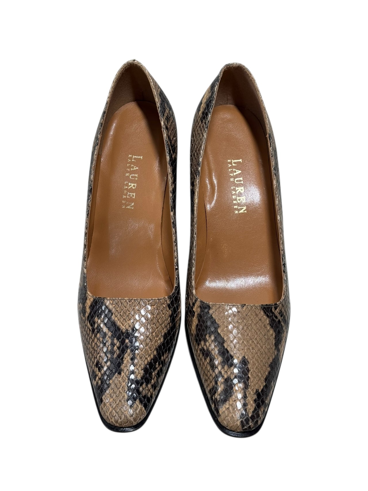 Ralph Lauren FW96 Snakeskin Print Pumps