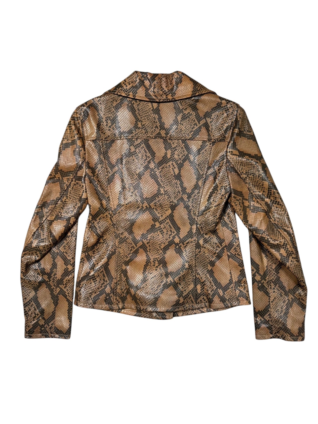 Snake pattern jacket with D&G logo on a white background