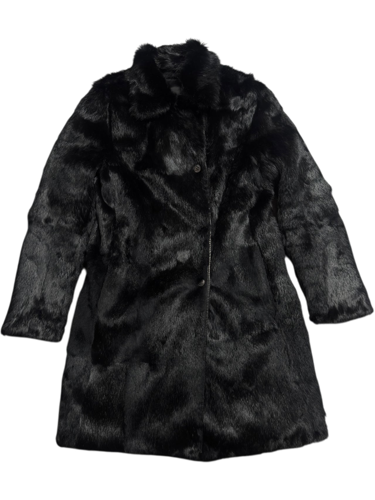 Vintage Fur and Nylon Reversible Coat
