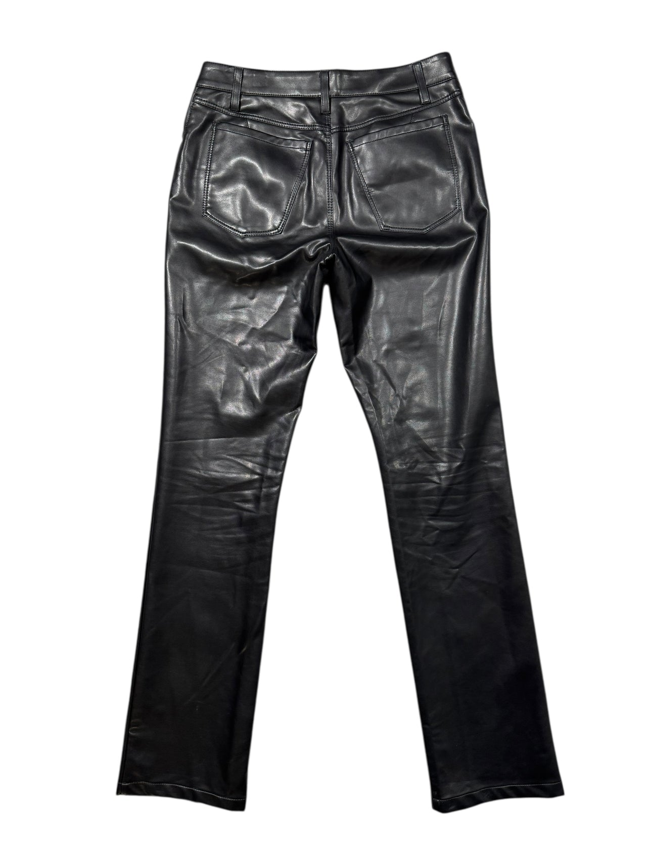 vintage misbhv clothing black leather pants for men