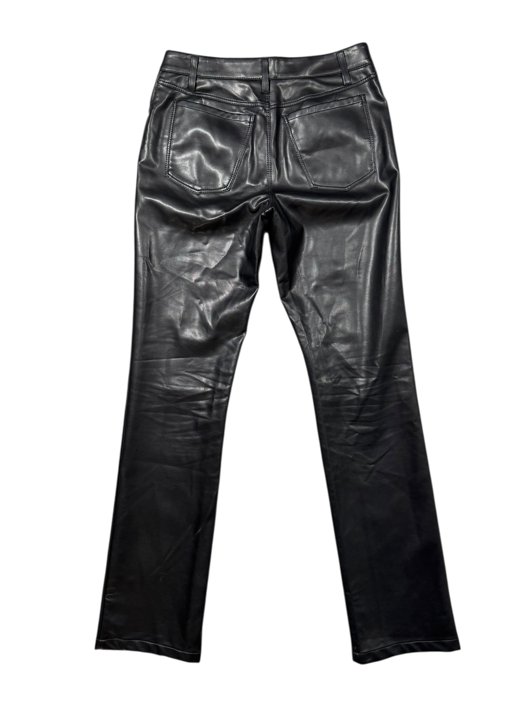 vintage misbhv clothing black leather pants for men