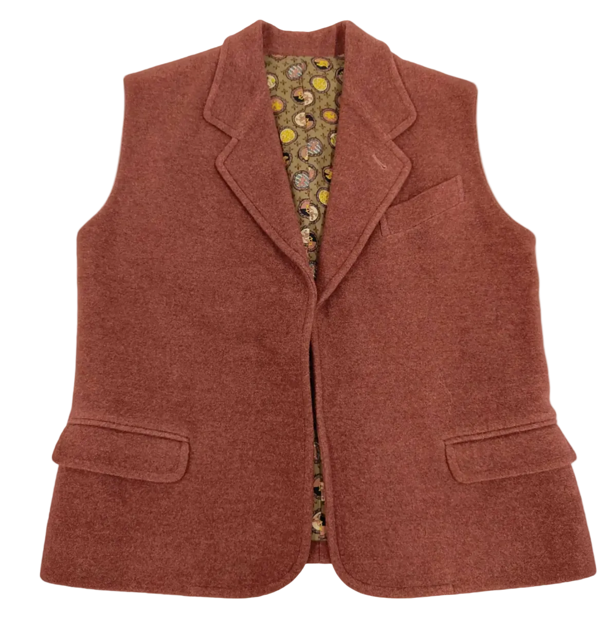 JEAN PAUL GAULTIER FEMME Wool Tailored Vest