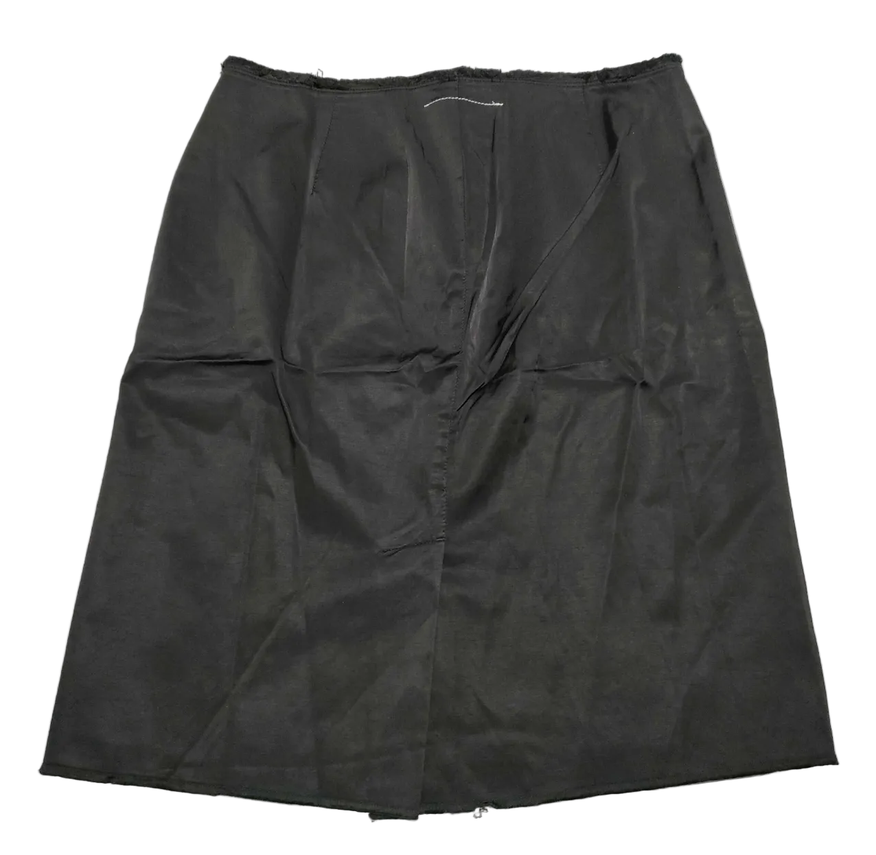 Black maison margiela skirt on a white background