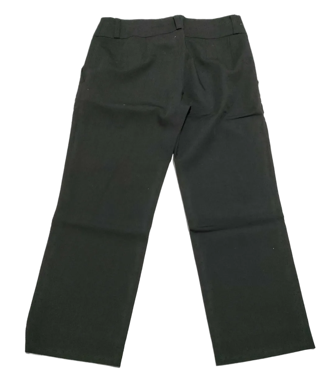 Black pants on a white background