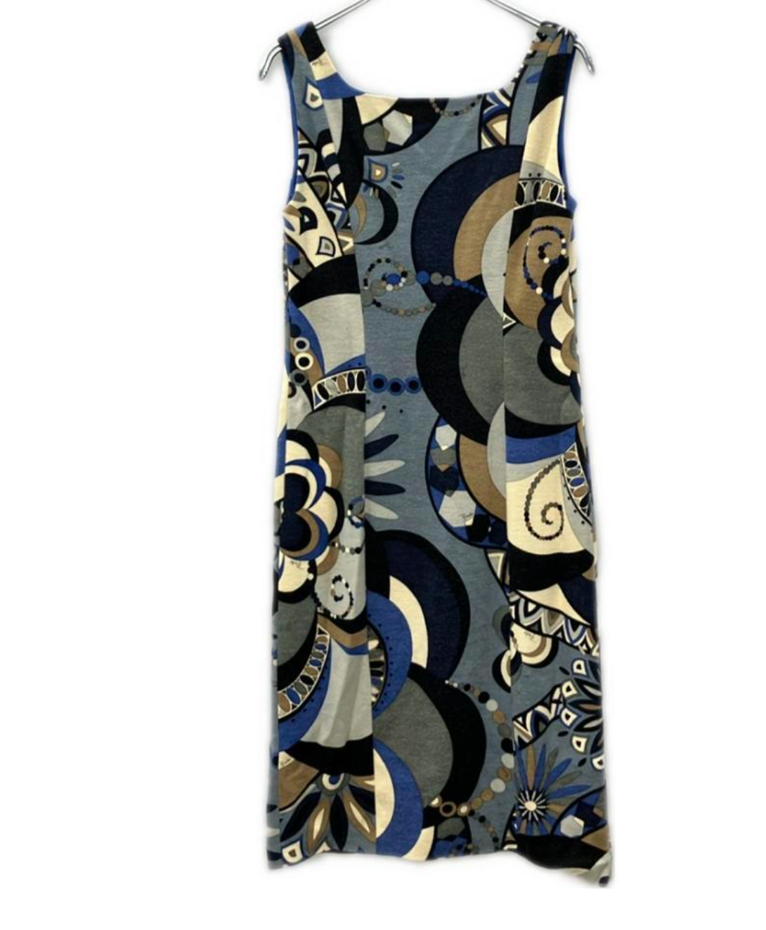 Emilio Pucci Geometric Print Virgin Wool Shift Dress