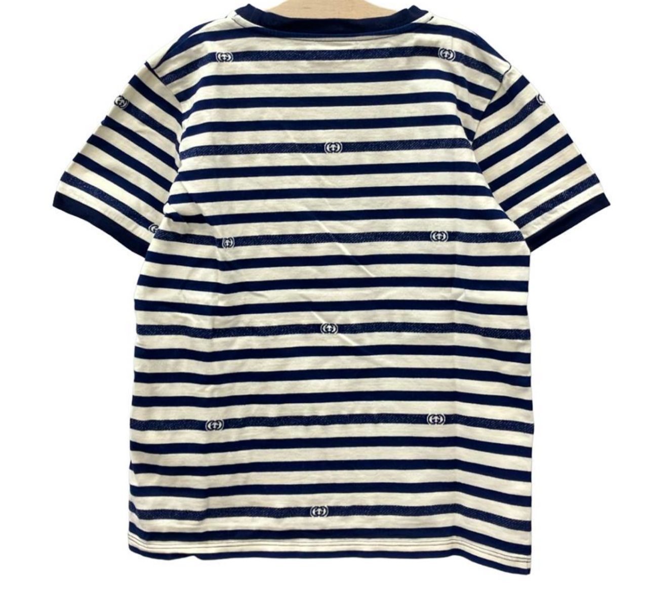 Gucci Logo Striped Ringer T-Shirt