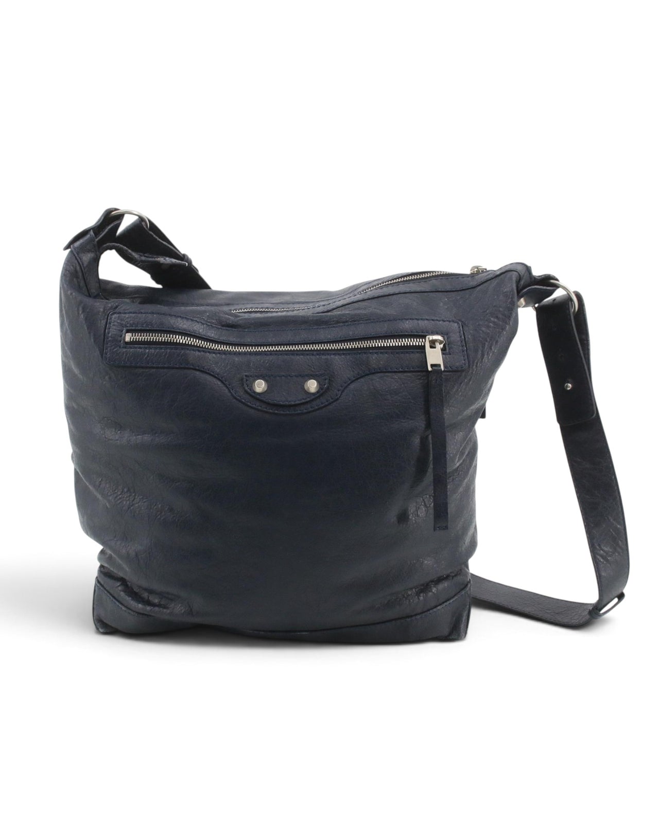 Balenciaga Agneau Arena Classic Folk Crossbody Bag