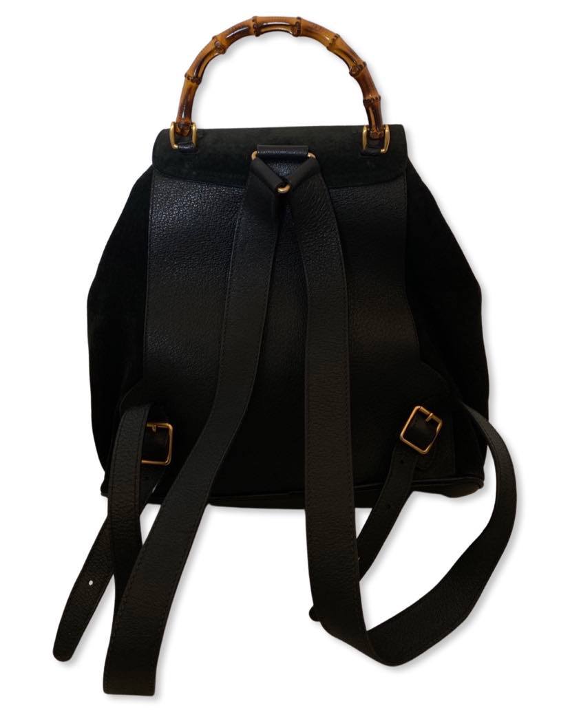 Gucci suede online backpack