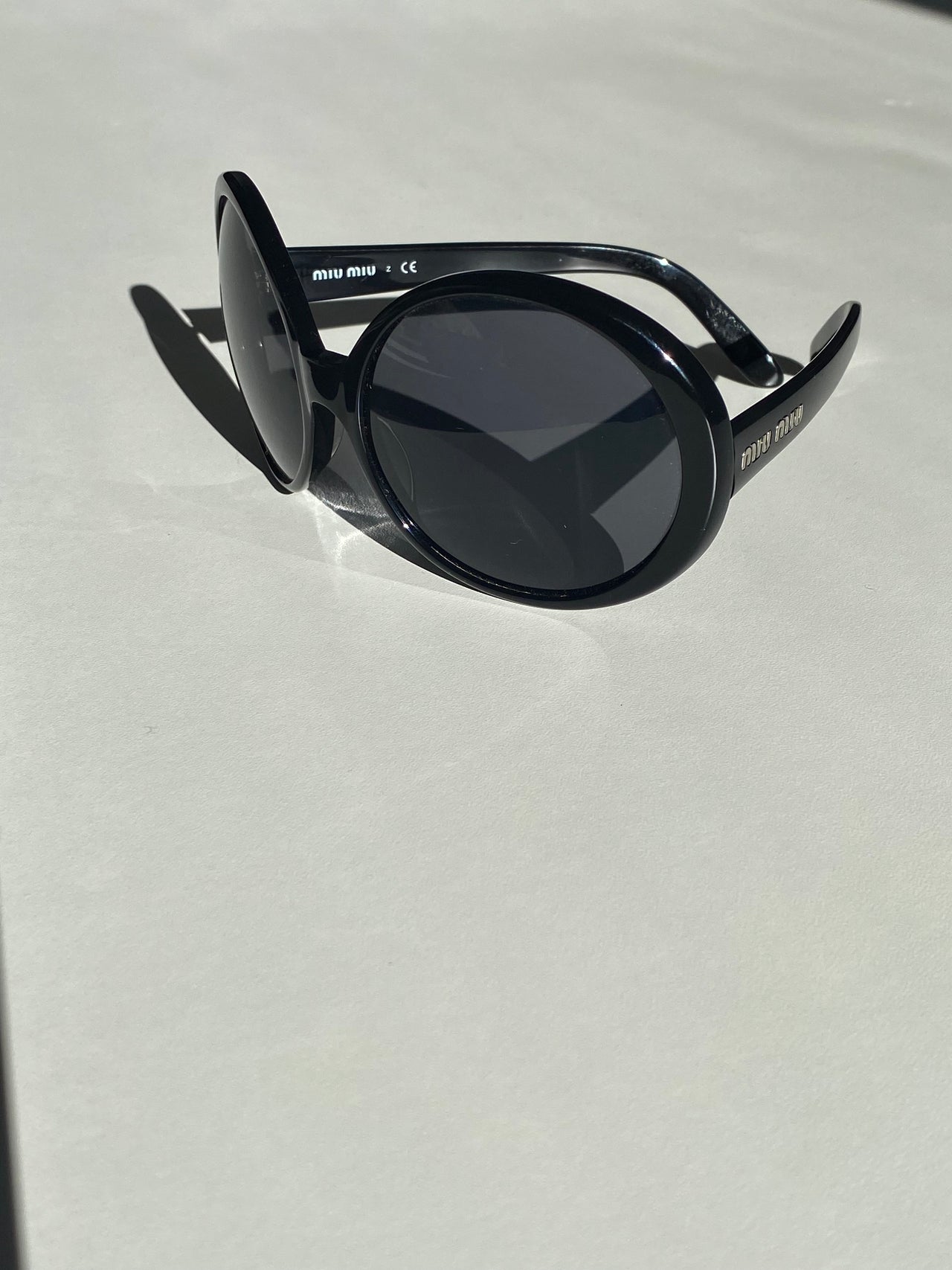 Miu Miu Oversized Round Sunglasses