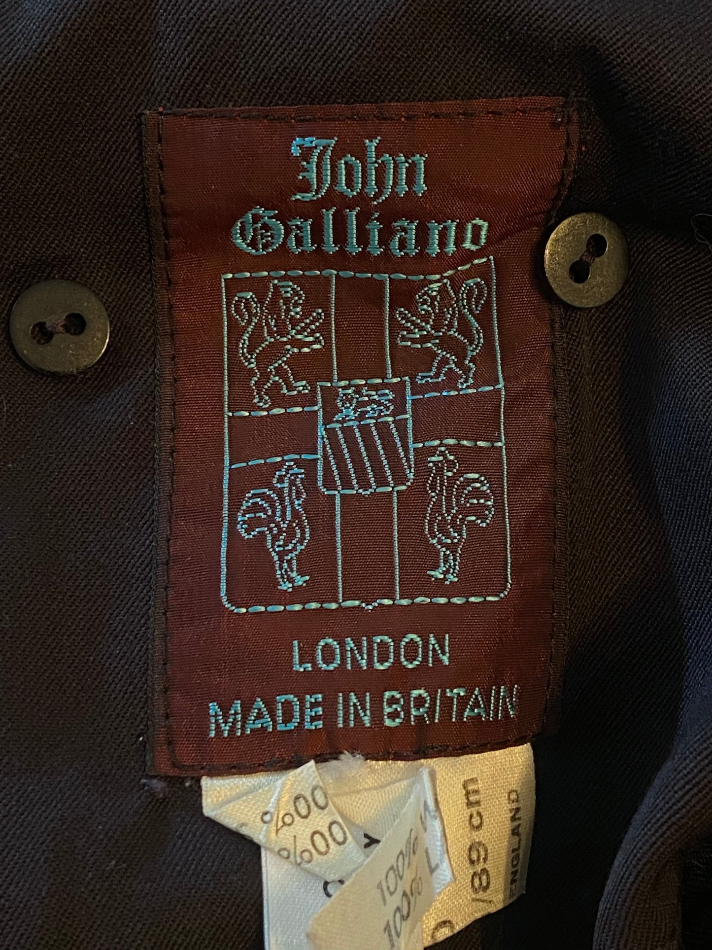JOHN GALLIANO TUX DRESS
