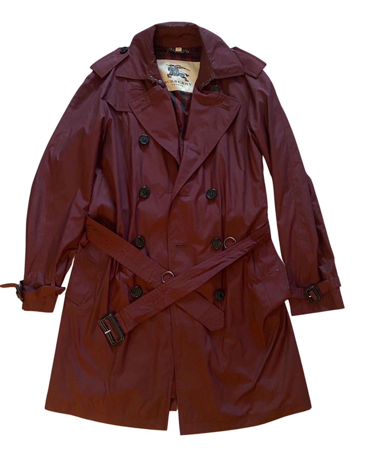 BURBERRY MID LENGTH TRENCH COAT
