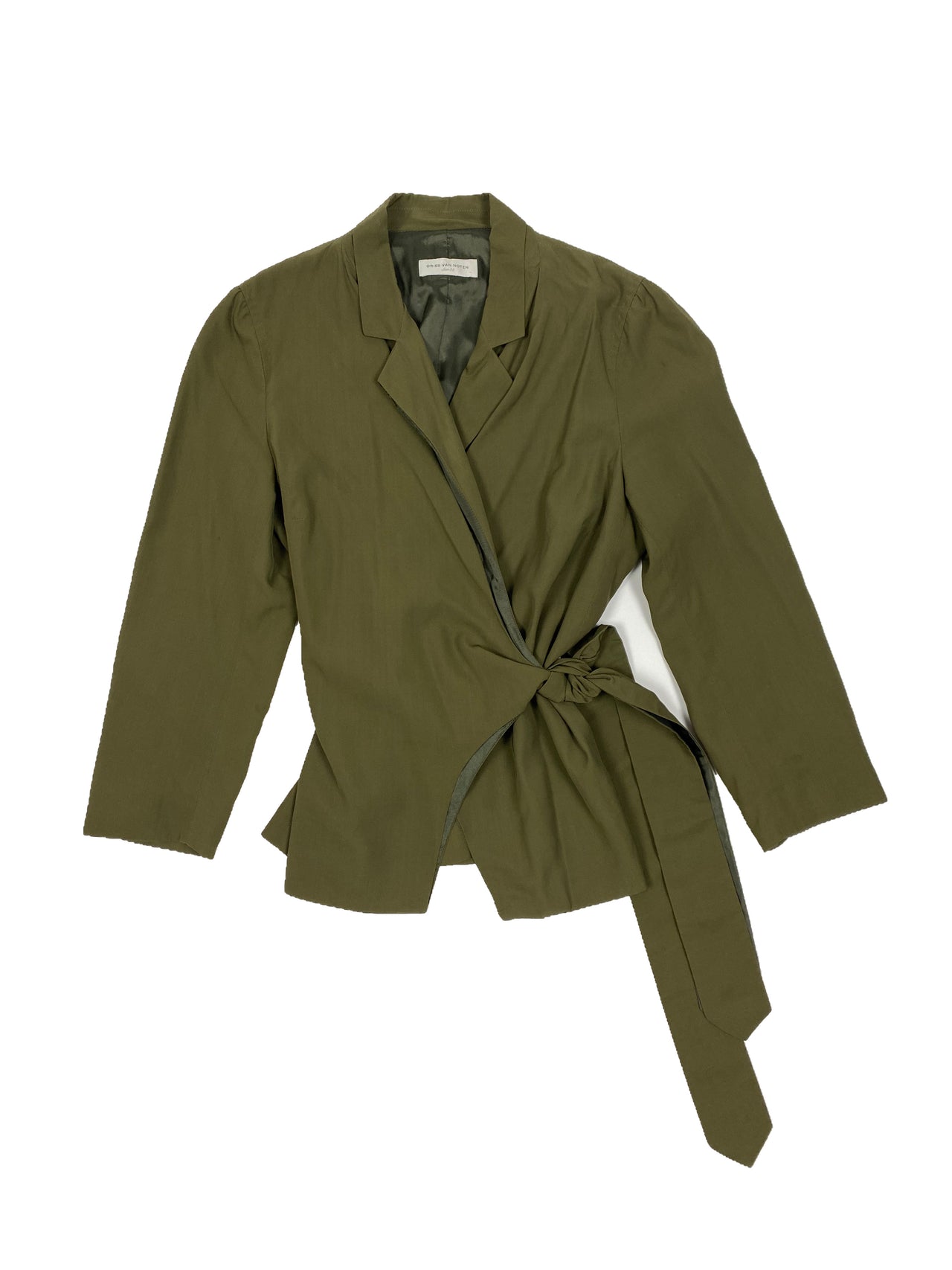 DRIES VAN NOTEN WRAP SHIRT